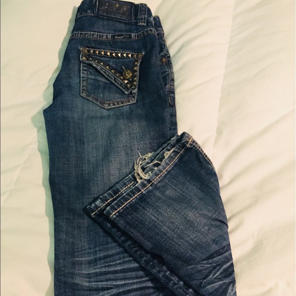 Studded Rock and Roll Cowgirl Jeans